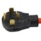 Ac Works Plug Adapter, STW, 6-50R, 14-30P, 6-50P, 14-30P, 1.5 ft., Orange WD1430650-018 - alternate 4